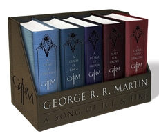 Bild på George r. r. martins a game of thrones leather-cloth boxed set (song of ice
