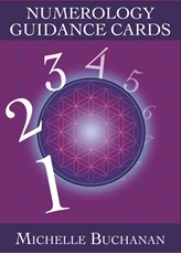 Bild på Numerology guidance cards - a 44-card deck and guidebook