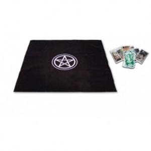 Bild på Tarot cloth pentacle  black tp02