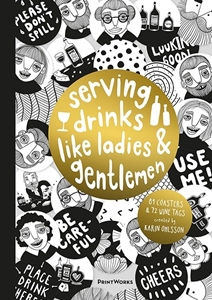 Bild på Serving drinks like ladies and gentlemen, 42 coasters and 36 winetags