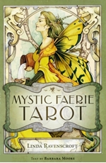 Bild på Mystic Faerie Tarot (78-Cards, Book )