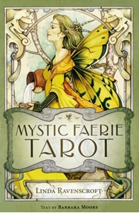 Bild på Mystic Faerie Tarot (78-Cards, Book )