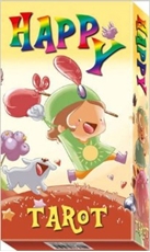 Bild på Happy Tarot: 78 full colour cards and instruction booklet