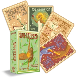 Bild på Sun-Steeped: A Golden-Hour Infused Affirmation Deck (52 Full-Color Cards and 64-Page Guidebook)