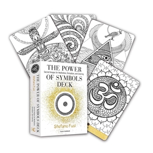 Bild på The Power of Symbols Deck: Sacred Images for Meditation, Divination, and Coloring (A 41-Card Deck & Guidebook)