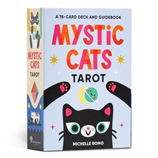 Bild på Mystic Cats Tarot: A 78-Card Deck and Guidebook