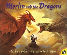 Bild på Merlin and the Dragons