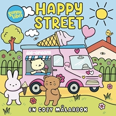 Bild på Happy Street. En cozy målarbok
