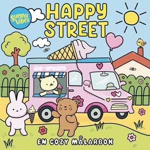 Bild på Happy Street. En cozy målarbok
