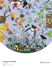 Bild på Charley Harper: Seasons 1000-Piece Circular Jigsaw Puzzle